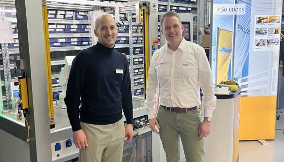 Adiro Robotic bei Pilz auf der all about automation 